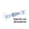49313 - Adaptador hembra de latón 1" para poliducto, Foset