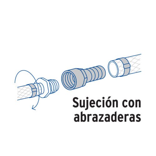 49313 - Adaptador hembra de latón 1" para poliducto, Foset