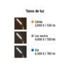 49323 - Lámpara de LED 8W 5 niveles de iluminación para escritorio