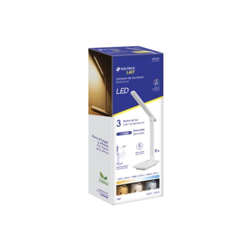 49323 - Lámpara de LED 8W 5 niveles de iluminación para escritorio