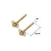 49330 - Bolsa con 2 pijas 1/4" x 66 mm para base de WC a piso, Foset