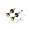 49331 - Bolsa con 2 tornillos 5/16" x 70 mm para tanque de WC a base