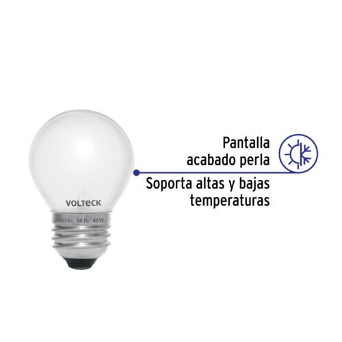 49332 - Foco incandescente 40W para horno/refrigerador, perla