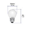 49332 - Foco incandescente 40W para horno/refrigerador, perla