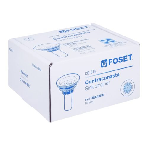 49353 - Contracanasta 3-1/2" inox, tubo plástico, Foset