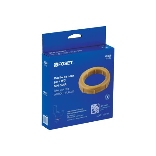 49359 - Cuello de cera sin guía para WC, 150 g, Foset