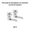 49363 - Bolsa con 2 cartuchos cerámicos para llave AQI-11, Foset