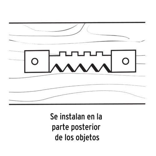 49382 - Bolsa con 100 colgadores de 65 mm tipo caimán, FIERO