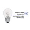 49384 - Foco incandescente 25W para horno/refrigerador, transparente