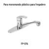 49388 - Maneral de palanca p/monomando de fregadero, cromo, Basic