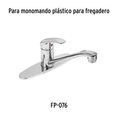 49388 - Maneral de palanca p/monomando de fregadero, cromo, Basic