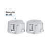 49389 - Juego de manerales hex de ABS p/lav-fregadero, cromo, Basic