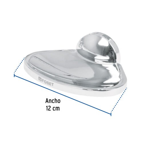 49404 - Jabonera metálica, Foset Aqua