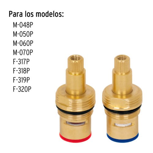49416 - Bolsa con 2 cartuchos cerámicos para mezcladoras de palanca