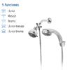 49433 - Regadera 3" con extensión tipo teléfono 5 funciones, Aqua