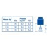 49448 - Regadera cónica 2-1/2" brazo y chapetón de acero, Foset Aqua
