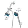 49450 - Regadera 2-1/2" con extensión tipo teléfono, Foset Basic
