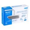 49452 - Regadera cuadrada plato ancho 8" brazo inox a muro, Aero