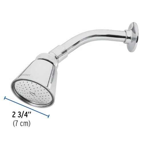 49460 - Regadera redonda 2-3/4" en latón, chorro fijo, Foset Aero