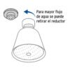 49460 - Regadera redonda 2-3/4" en latón, chorro fijo, Foset Aero