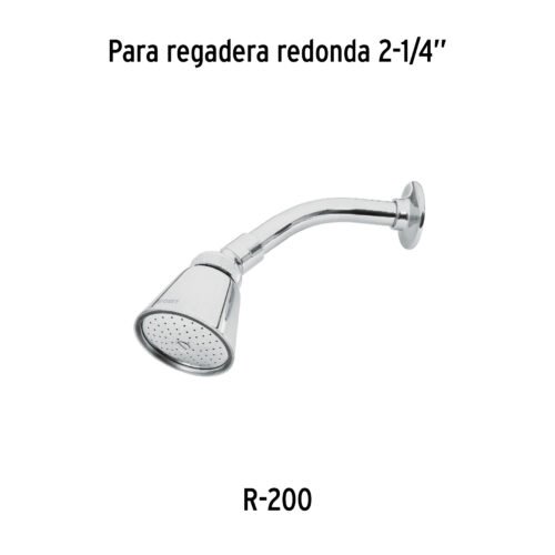49468 - Regadera redonda 2-3/4" sin brazo, Foset Aero