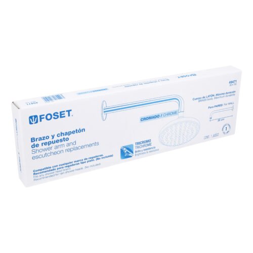 49471 - Brazo y chapetón de repuesto para regadera, 30 cm, Element