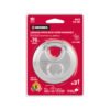 49473 - Candado circular acero inox, cilindro latón, 70 mm