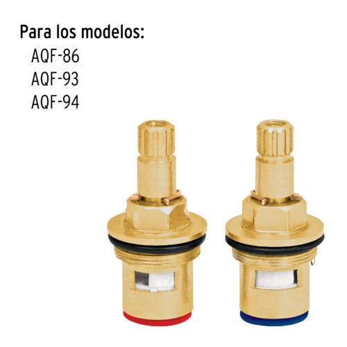 49486 - Bolsa con 2 cartuchos cerámicos para mezcladora AQF-86,Foset