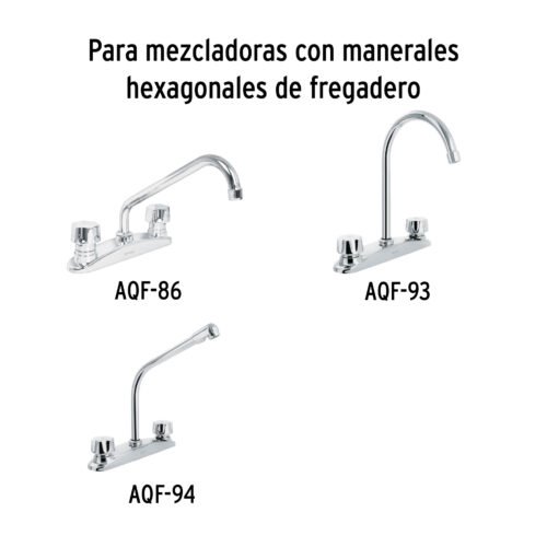 49486 - Bolsa con 2 cartuchos cerámicos para mezcladora AQF-86,Foset