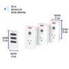 49489 - Juego de 3 Contactos con control remoto, Volteck