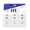 49489 - Juego de 3 Contactos con control remoto, Volteck