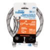 49526 - Manguera lavabo/fregadero, acero inox, 1/2" x 1/2", 100 cm