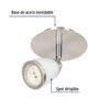 495521 49552 - Luminario de sobreponer 1 spot base GU10, Verona, Volteck
