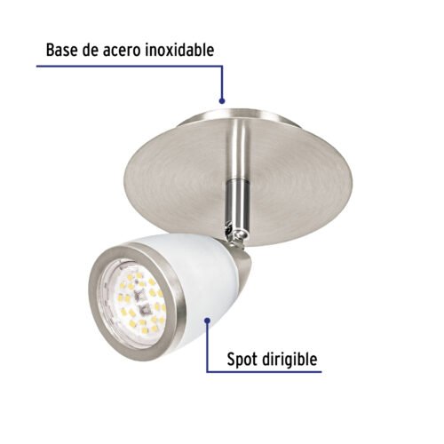 495521 49552 - Luminario de sobreponer 1 spot base GU10, Verona, Volteck