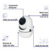 495562 49556 - Cámara WiFi Robotizada 3MP, Volteck