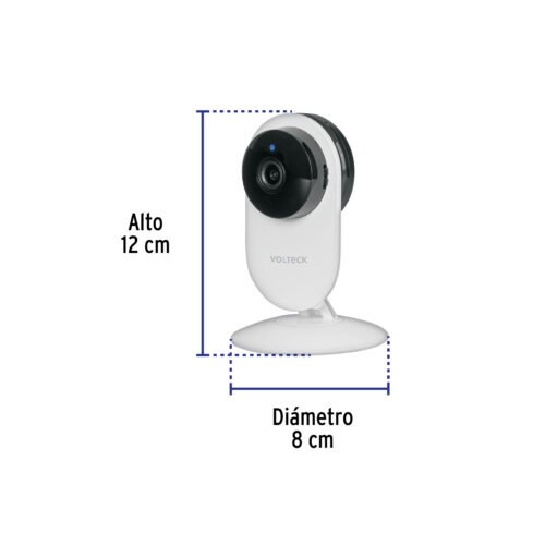 49558 - Cámara WiFi Fija 2MP, Volteck