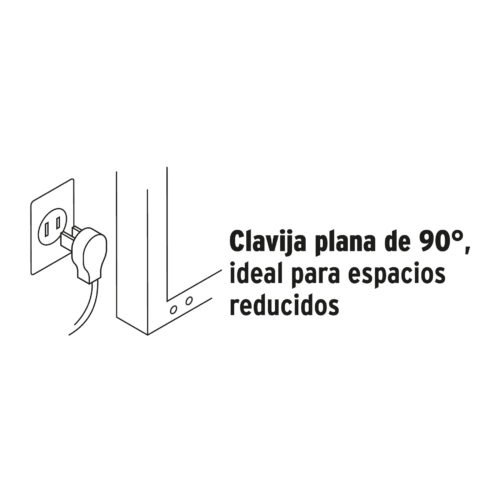49572 - Extensión doméstica aterrizada 8 m blanca con clavija plana