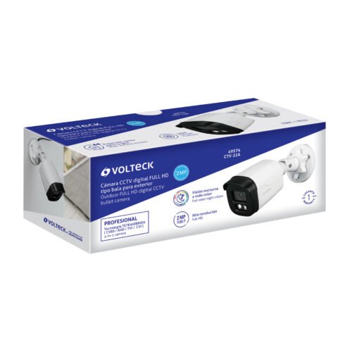 495745 49574 - Cámara Tipo Bala 2MP, Lente 3.6mm, Volteck