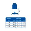 49583 - Regadera cromo 8" plato redondo, sin brazo, Foset Element