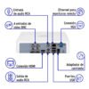 495841 49584 - Video grabador DVR de 4 canales, 5MP, Volteck