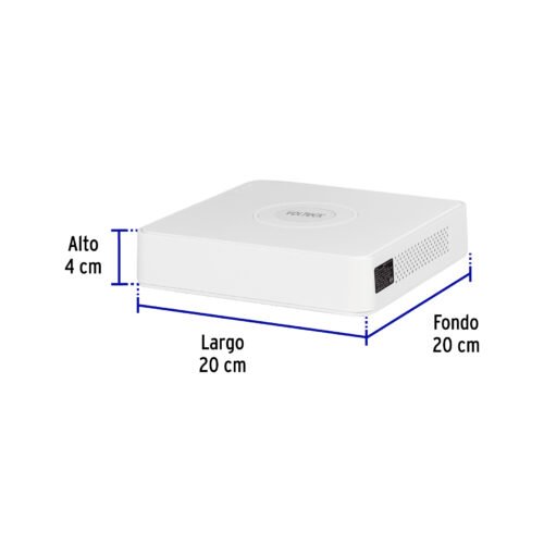 495842 49584 - Video grabador DVR de 4 canales, 5MP, Volteck