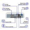 49586 - Kit video vigilancia, 4 canales, 4 cámaras, 5MP, Disco 1TB