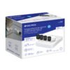 49588 - Kit video vigilancia, 8 canales, 4 cámaras, 5MP, Disco 1TB