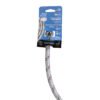 495943 49594 - Manguera p/WC, aluminio, 1/2"x7/8", 60cm, plást/metal, Basic