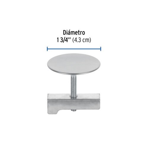 495952 49595 - Cubretaladro de acero inoxidable 1-3/4" cromo, Foset