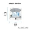 495953 49595 - Cubretaladro de acero inoxidable 1-3/4" cromo, Foset