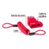 496221 49622 - Candado para freno de disco motocicleta, 5.5mm, HERMEX
