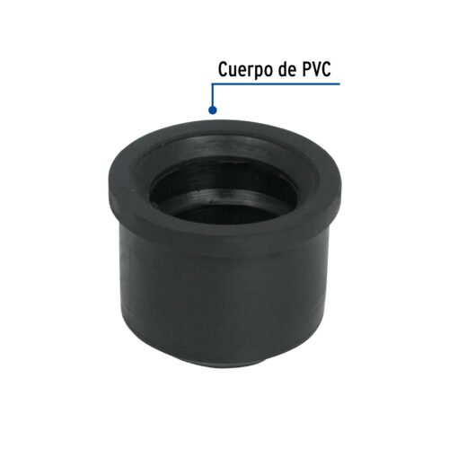 496251 49625 - Chupón de PVC, 1-1/2" x 1-1/4", Foset