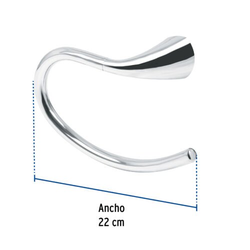 49639 - Toallero metálico de argolla, Foset Aero