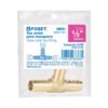 49641 - Tee inserción macho latón 1/2" para poliducto negro, Foset